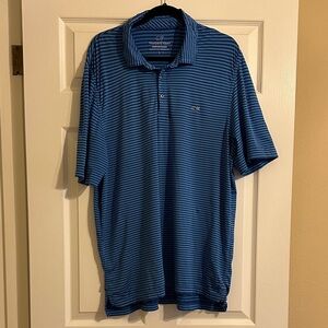 Vineyard Vines Performance Striped Polo Golf Shirt